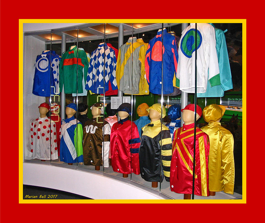 Jockeys Silks Display in the Kentucky Derby Museum - 2 Photograph by Marian Bell