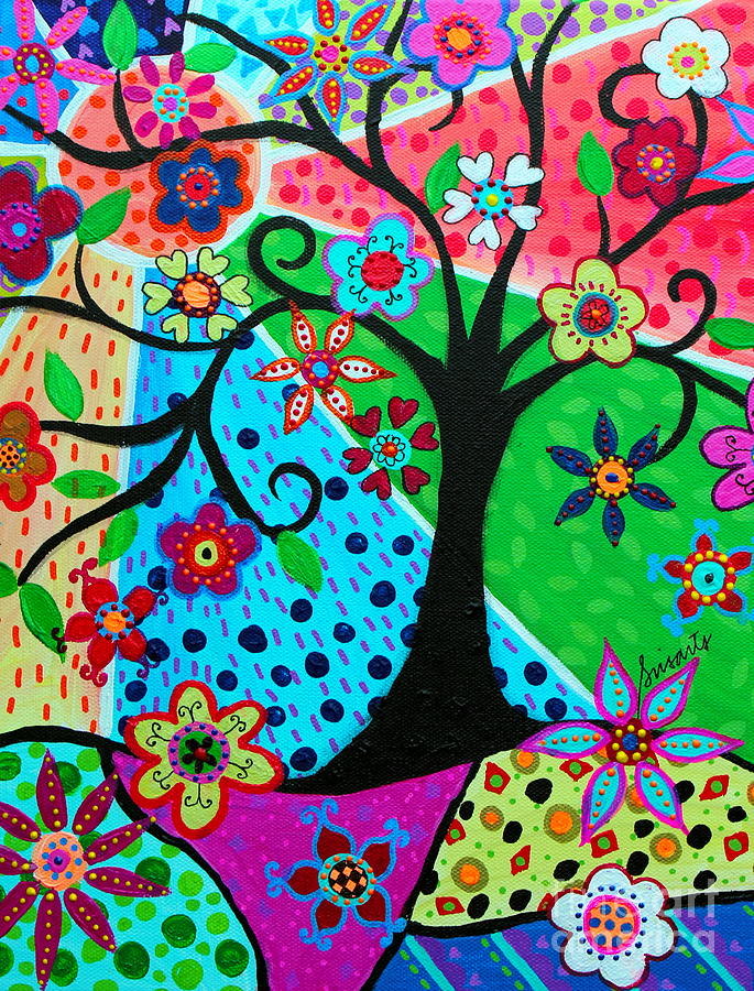 Jodis Tree Of Life Painting by Pristine Cartera Turkus