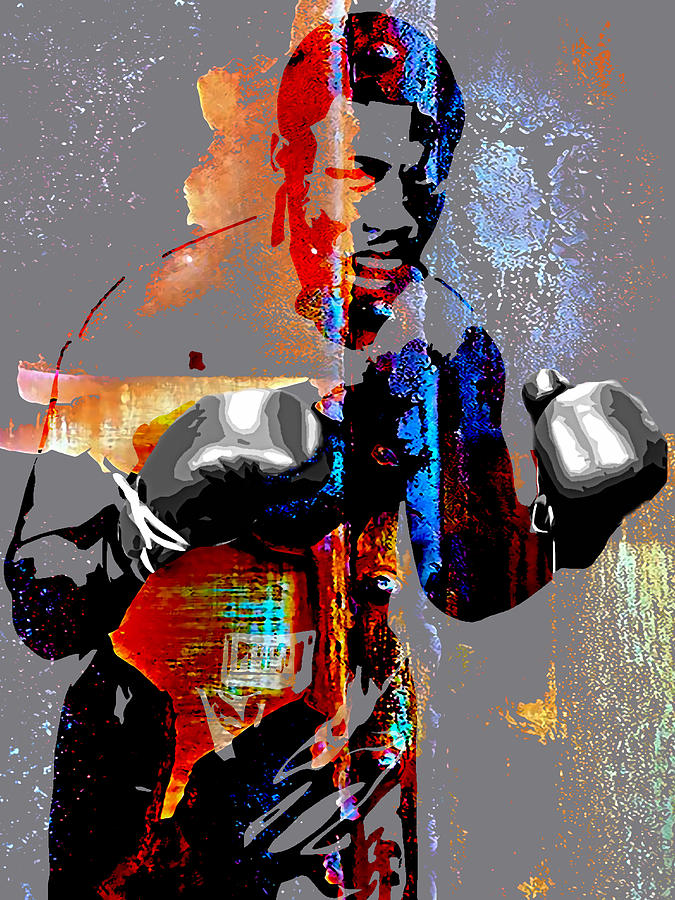 Joe Frazier Collection Mixed Media by Marvin Blaine
