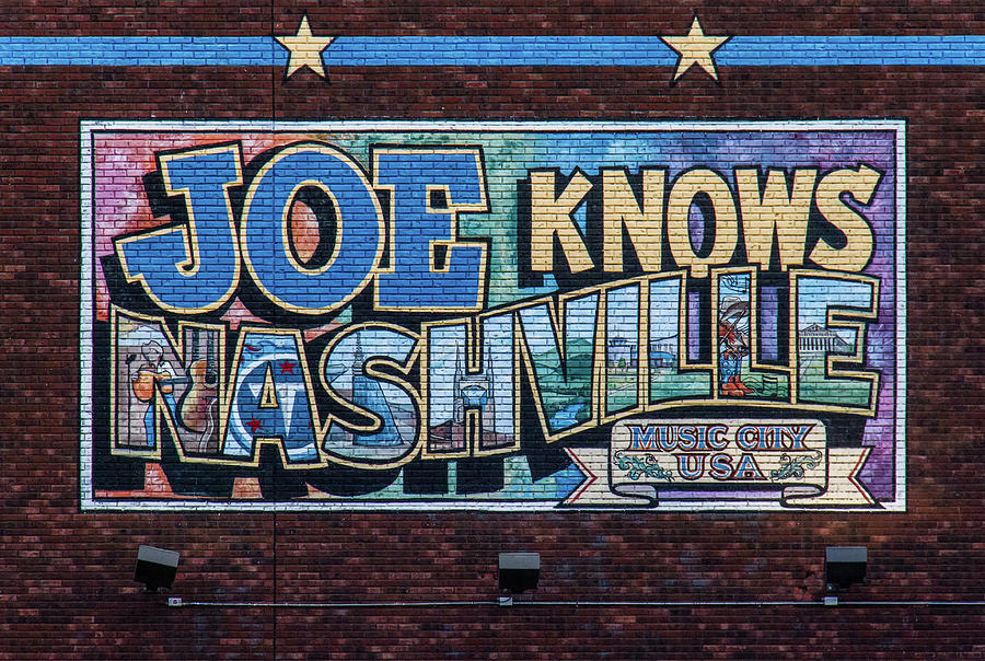 Nashville Photograph - Joe Knows Nashville by Mike Burgquist
