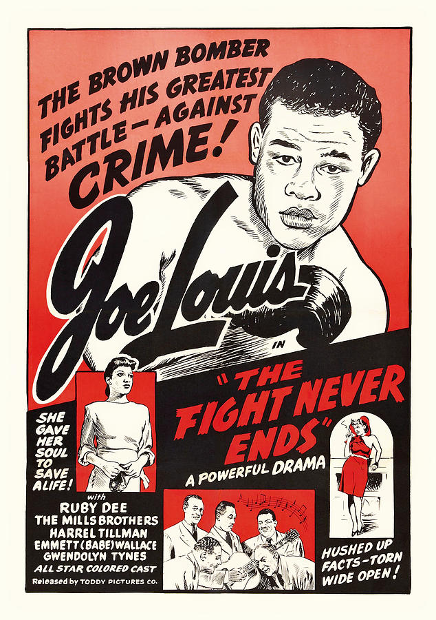 Joe Lous in The Fight Never Ends 1949 Mixed Media by Mountain Dreams ...