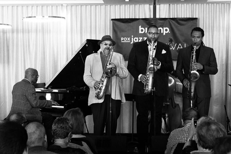 Joe Lovano at Saxophone Summit Supreme Photograph by Lee Santa