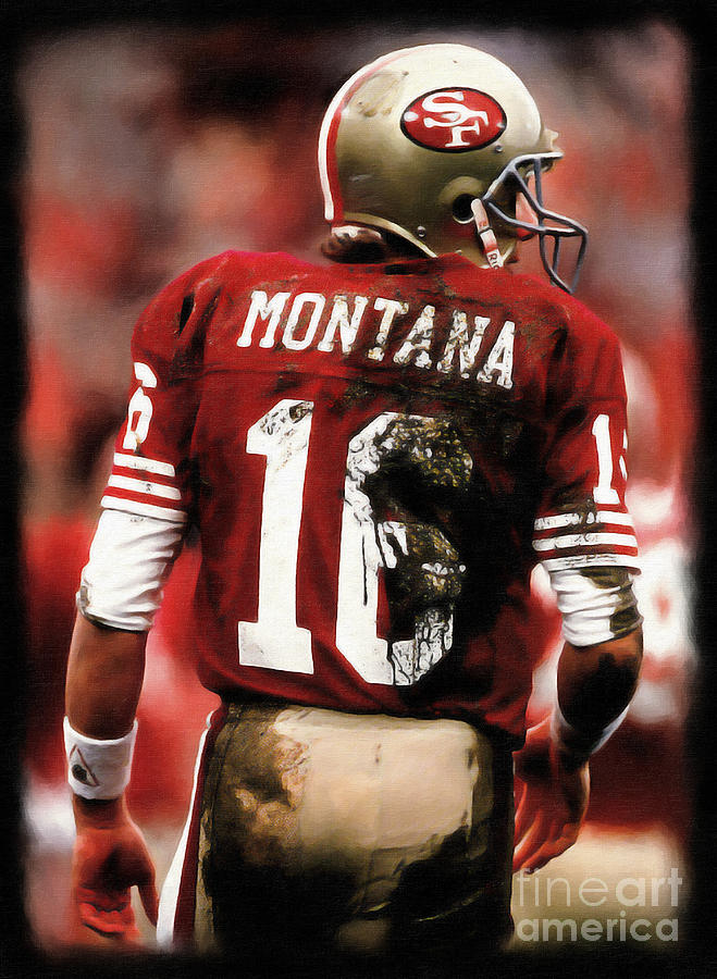 Joe Montana Football Digital Fantasy Painting San Francisco 49ERS  Photograph by David Haskett II - Fine Art America