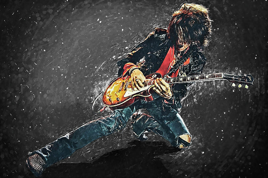 Joe Perry Digital Art - Joe Perry by Zapista OU Joe Perry Digital Art - Joe Perry by Zapista OU