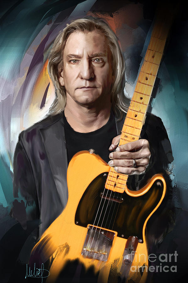 Joe Walsh Pastel - Joe Walsh by Melanie D Joe Walsh Pastel - Joe Walsh by Melanie D