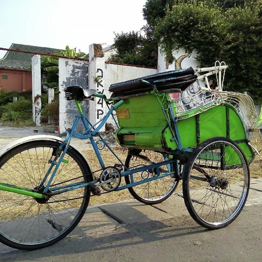 Transportation Photograph - Jogjakarta Rickshaw - Becak by Loly Lucious