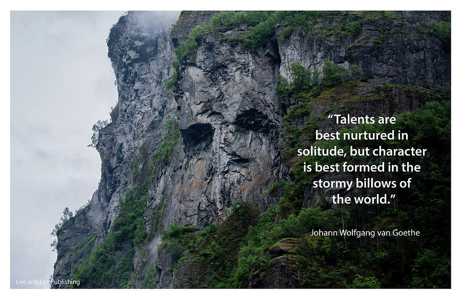 Mountain Photograph - Johann Wolfgang van Goethe by Mark Slauter