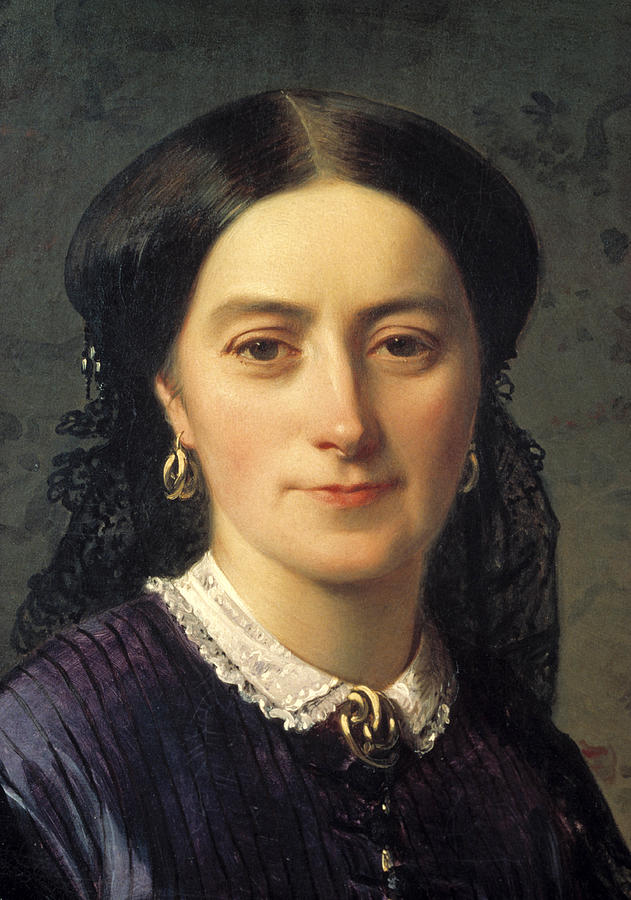 Johanna Kempe Painting by Charles-Edouard Boutibonne