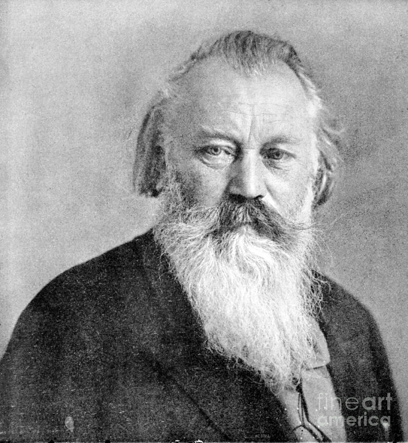 Johannes Brahms, German Composer Photograph by Science Source