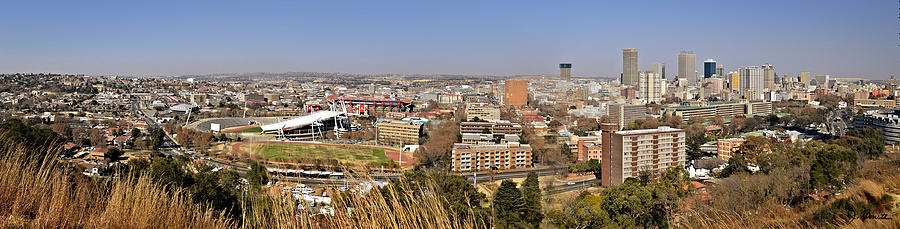 Johannesburg Panorama Photograph by Joe Bonita