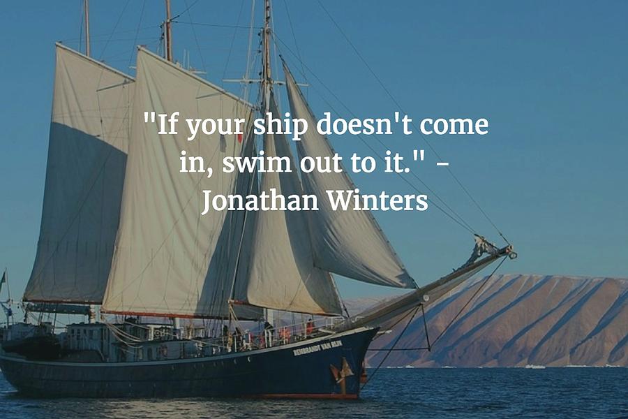 Johathan Winters Quote Photograph by Matt Create | Fine Art America