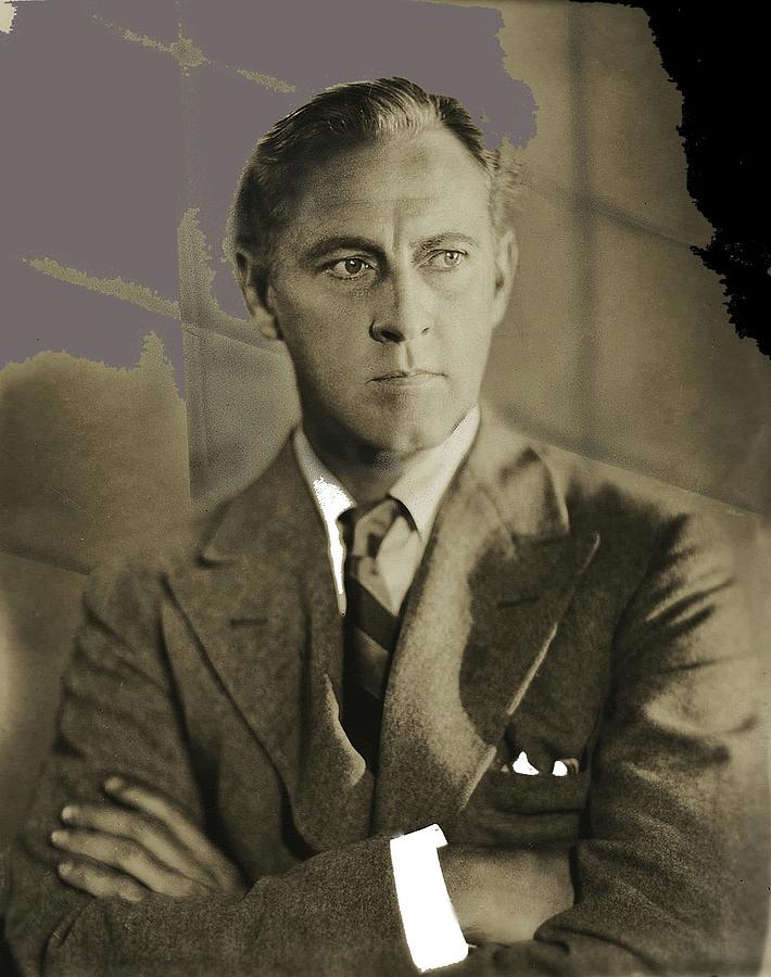John Barrymore circa 1927 color added 2012 Photograph by David Lee Guss