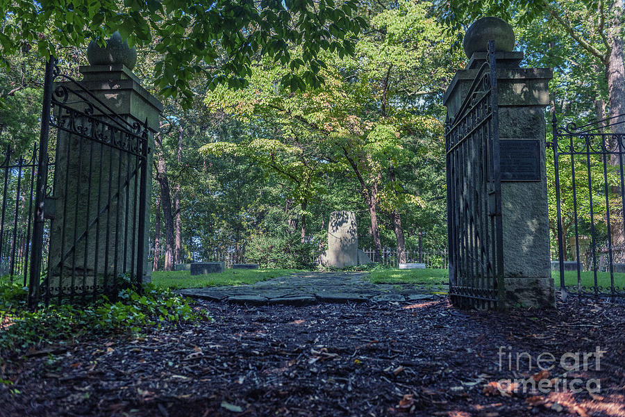 John C Calhoun Cemetery Entrance Photograph