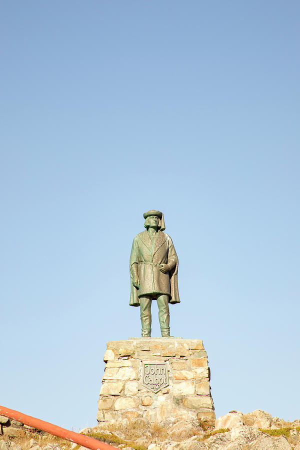 John Cabot memorial, Bonavista, Newfoundland, Canada Photograph by Karen Foley