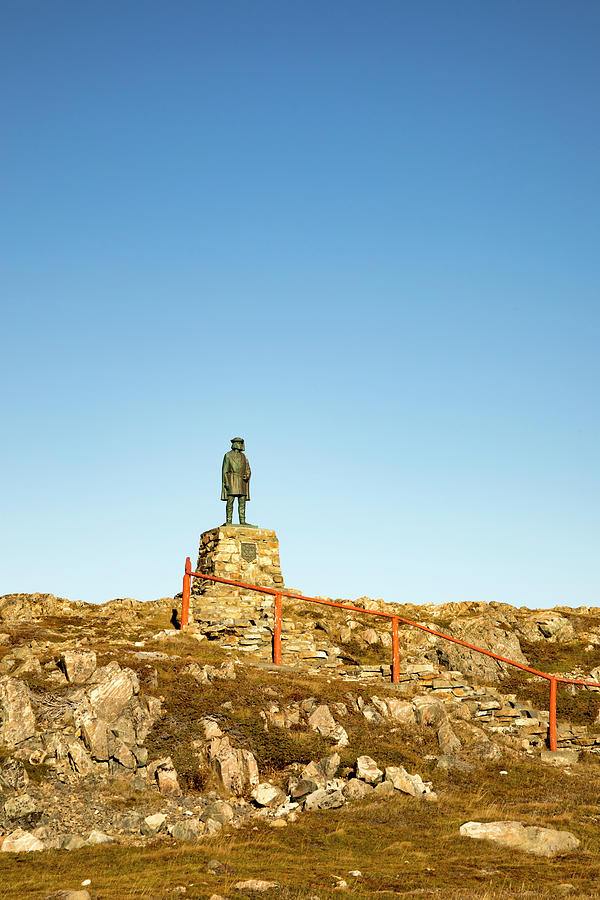 John Cabot monument, Bonavista, Newfoundland, Canada Photograph by Karen Foley