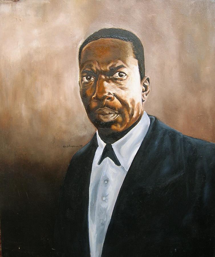 John Coltrane Painting by Martel Chapman