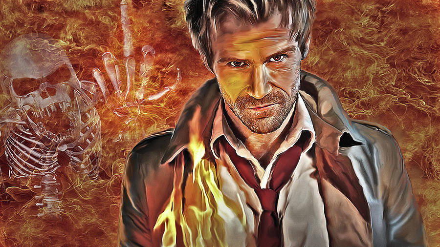 John Constantine Digital Art By Tanya Cordy Fine Art America