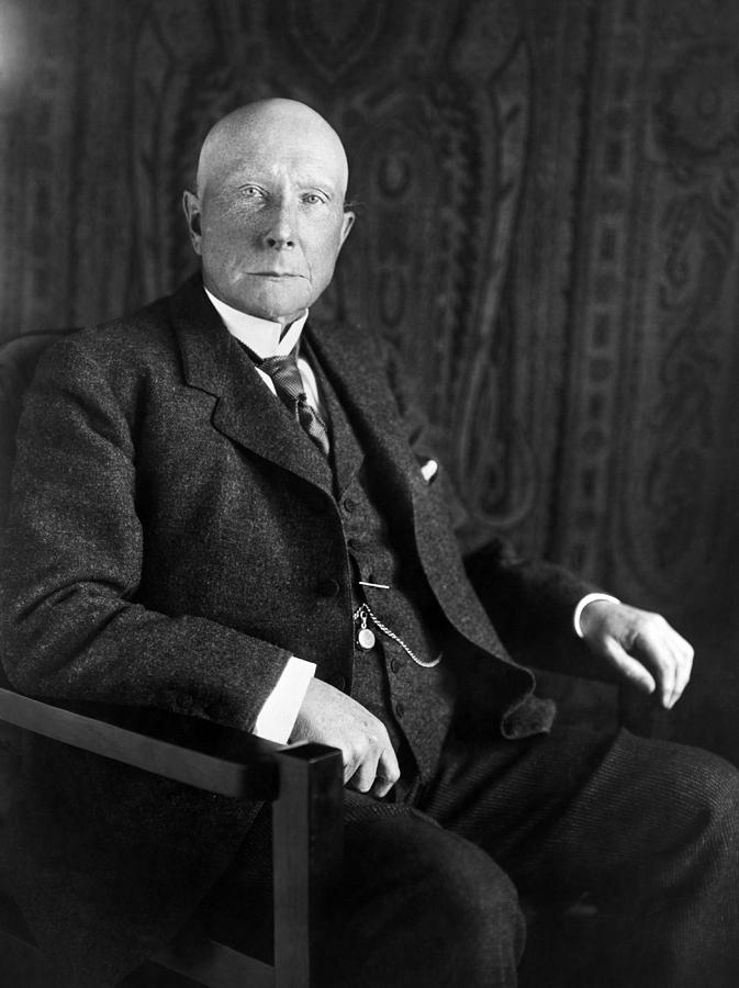 John D. Rockefeller Portrait Photograph by War Is Hell Store