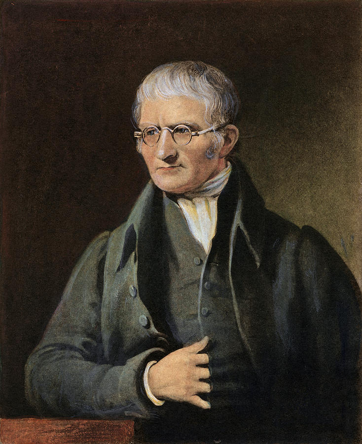 John Dalton, 1766-1844 Painting by Granger - Pixels