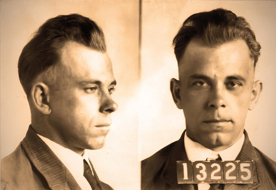 John Dillinger - Public Enemy Photograph by Digital Reproductions
