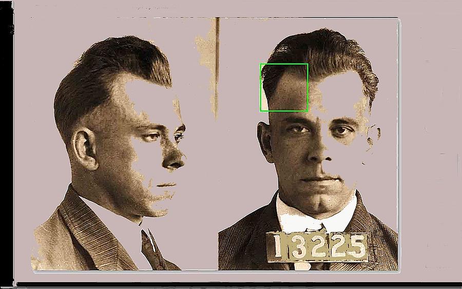 John Dillinger Indiana State Prison mug shots 1924-2015 Photograph by David Lee Guss