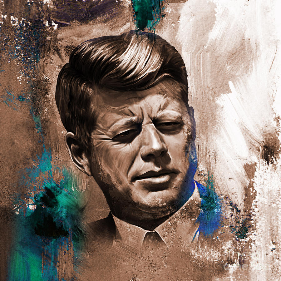 John F. Kennedy 02 Painting by Gull G