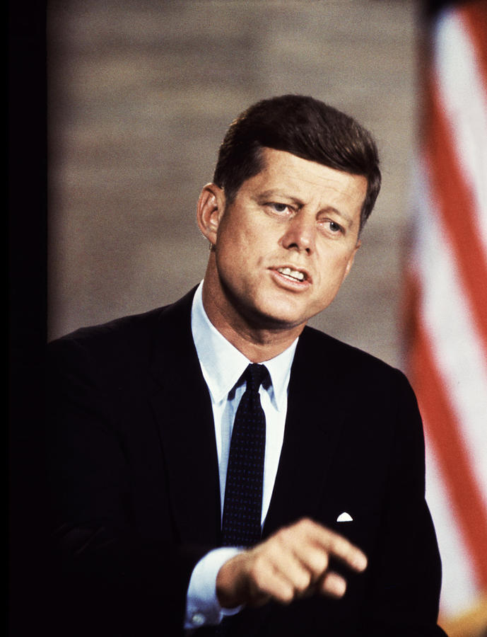 Portrait Photograph - John F. Kennedy 1917-1963, U.s by Everett