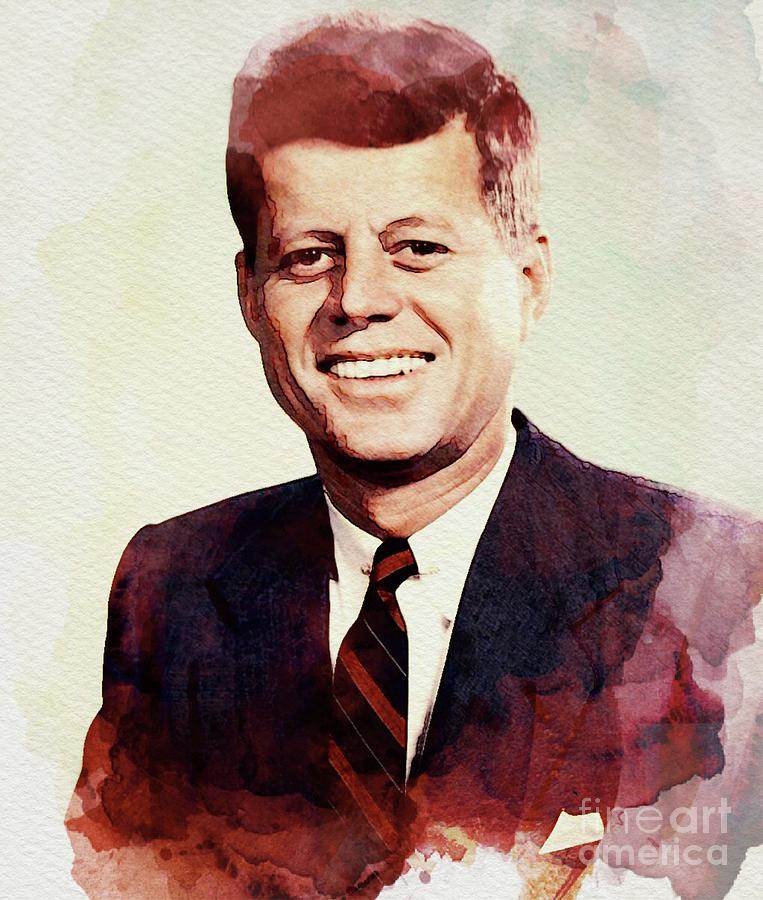 John F. Kennedy Digital Art
