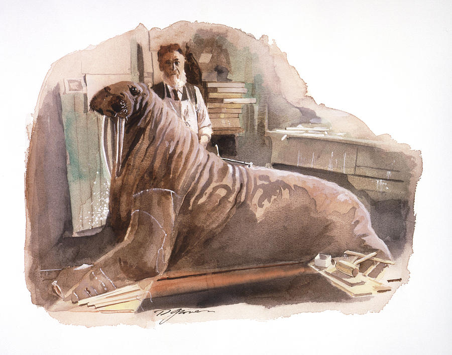 John Fannin And The Walrus Painting