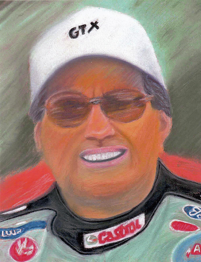 Sports Painting - John Force by William Bowers