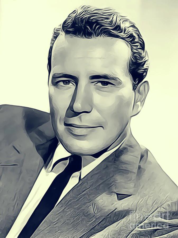 Hollywood Digital Art - John Forsythe, Vintage Actor by Esoterica Art Agency