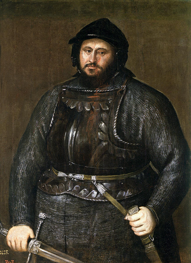 John Frederick I, Elector of Saxony Painting by Titian