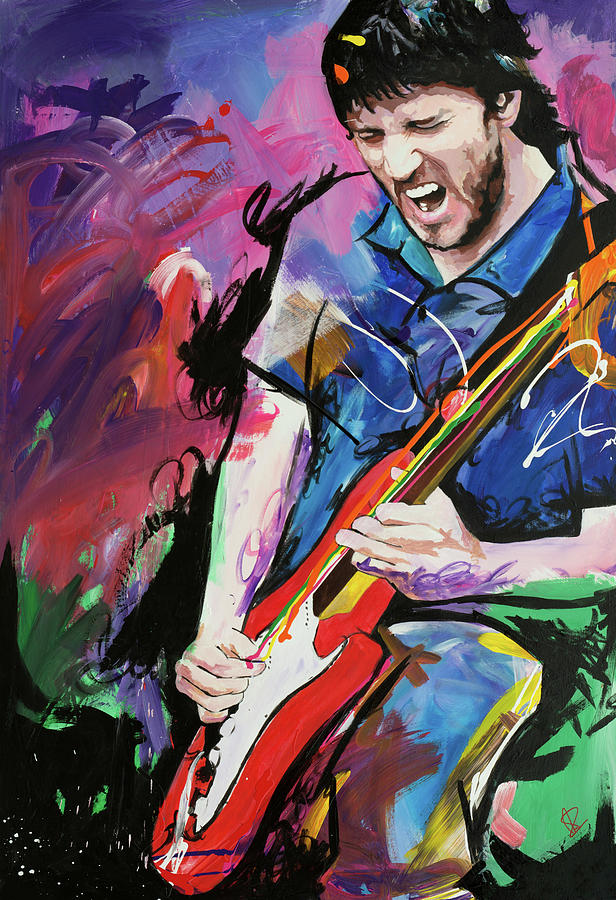 John Frusciante Painting by Richard Day