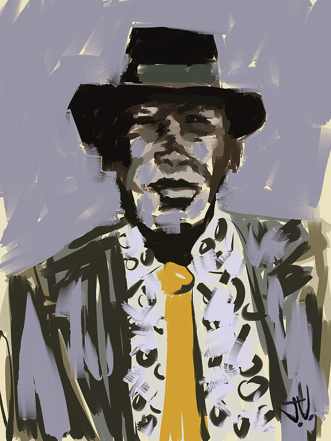 John Lee Hooker Digital Art by Jim Vance