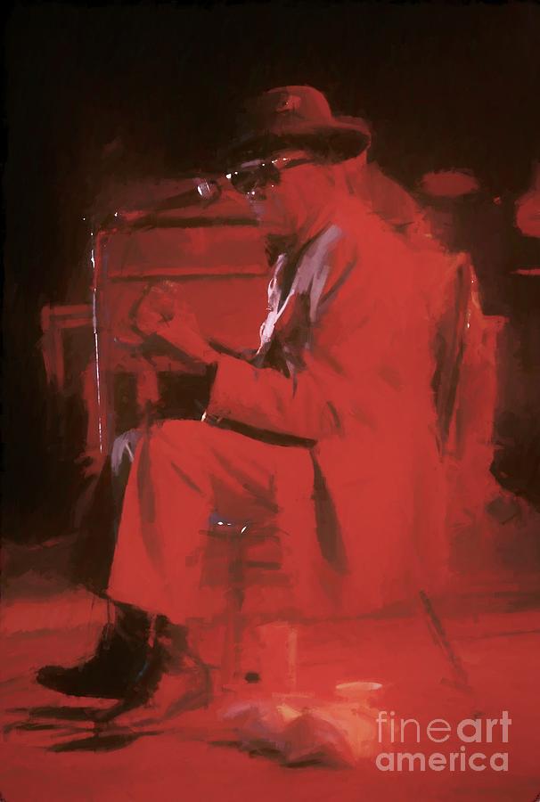 John Lee Hooker Photograph - John Lee Hooker Painting by Concert Photos
