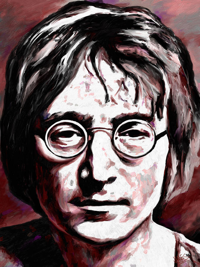 John Lennon 1 Painting by James Shepherd