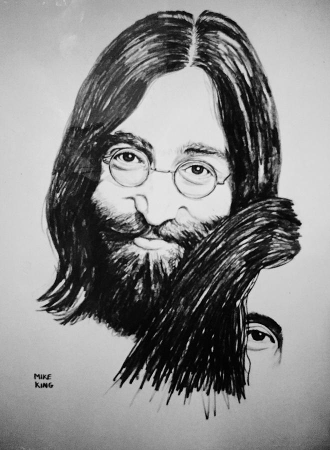 John Lennon and Yoko Ono Painting by Mike King - Fine Art America