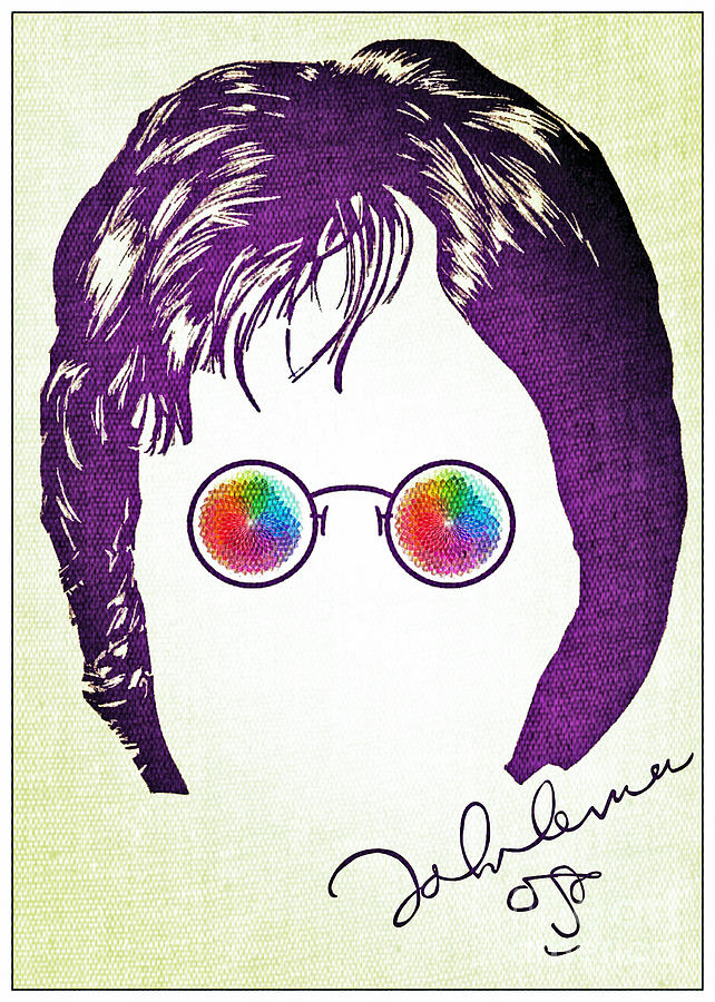 John Lennon Digital Art by Binka Kirova