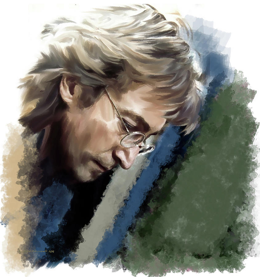 John Lennon Caring To Know by Iconic Images Art Gallery David Pucciarelli John Lennon Caring To Know by Iconic Images Art Gallery David Pucciarelli