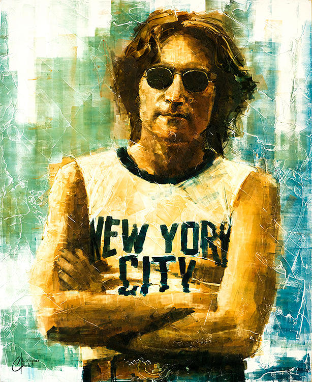 John Lennon Painting by Christopher Clark - Pixels