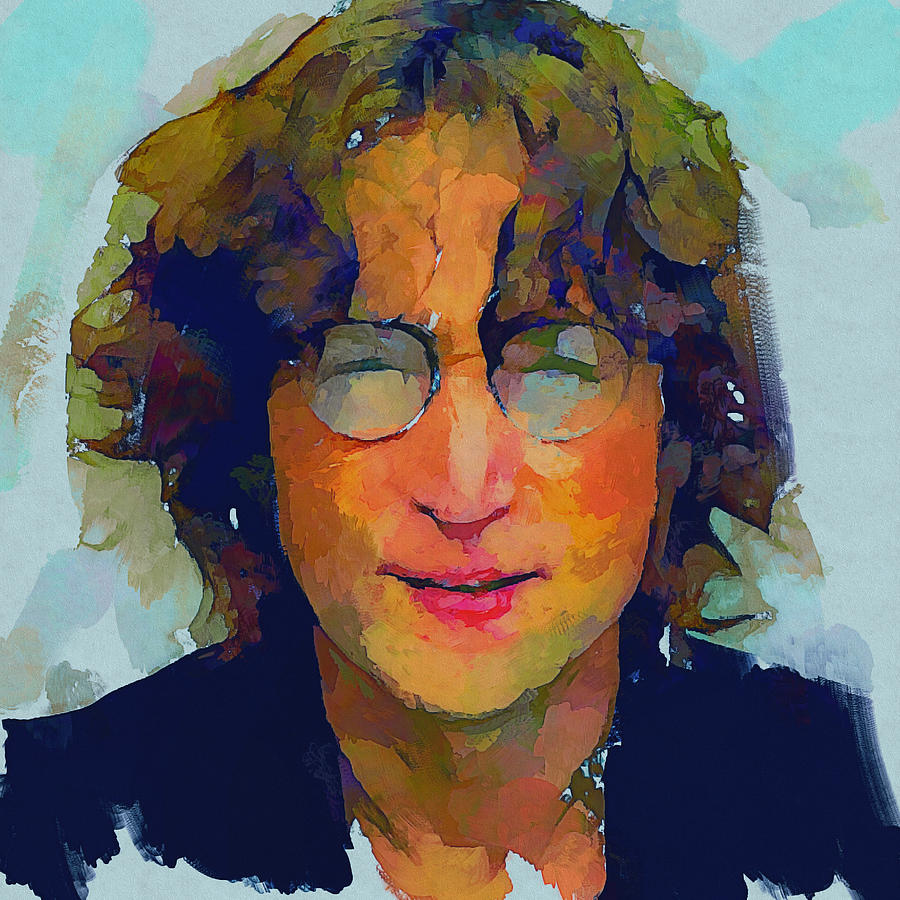 John Lennon Colors 4 Digital Art by Yury Malkov | Fine Art America