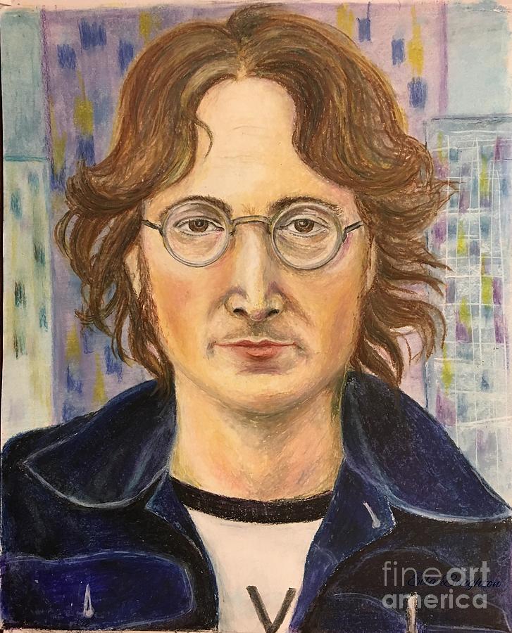John Lennon Drawing by Ella Boughton
