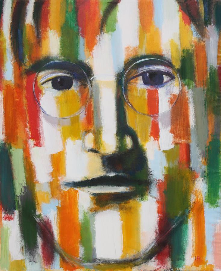 John Lennon Painting by Habib Ayat