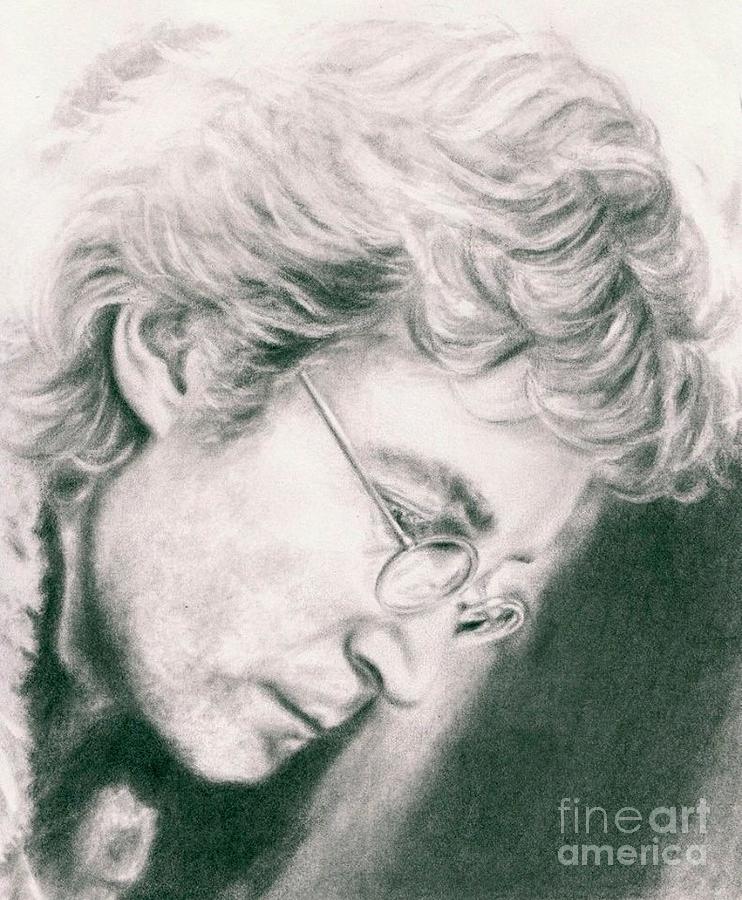 John Lennon Drawing by Holly Bohannon