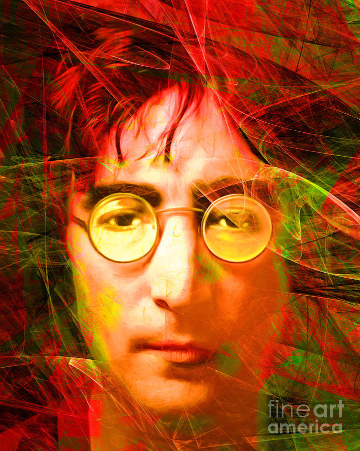 The Beatles Photograph - John Lennon Imagine 20160521 by Wingsdomain Art and Photography