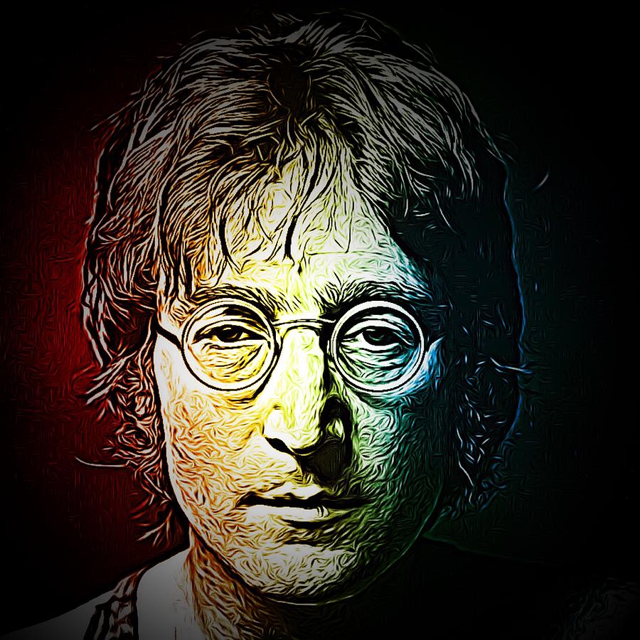 John Lennon Reimagined Photograph by Chris Montcalmo