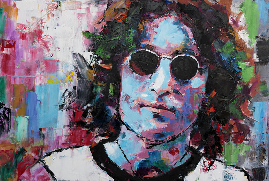 John Lennon Painting by Richard Day