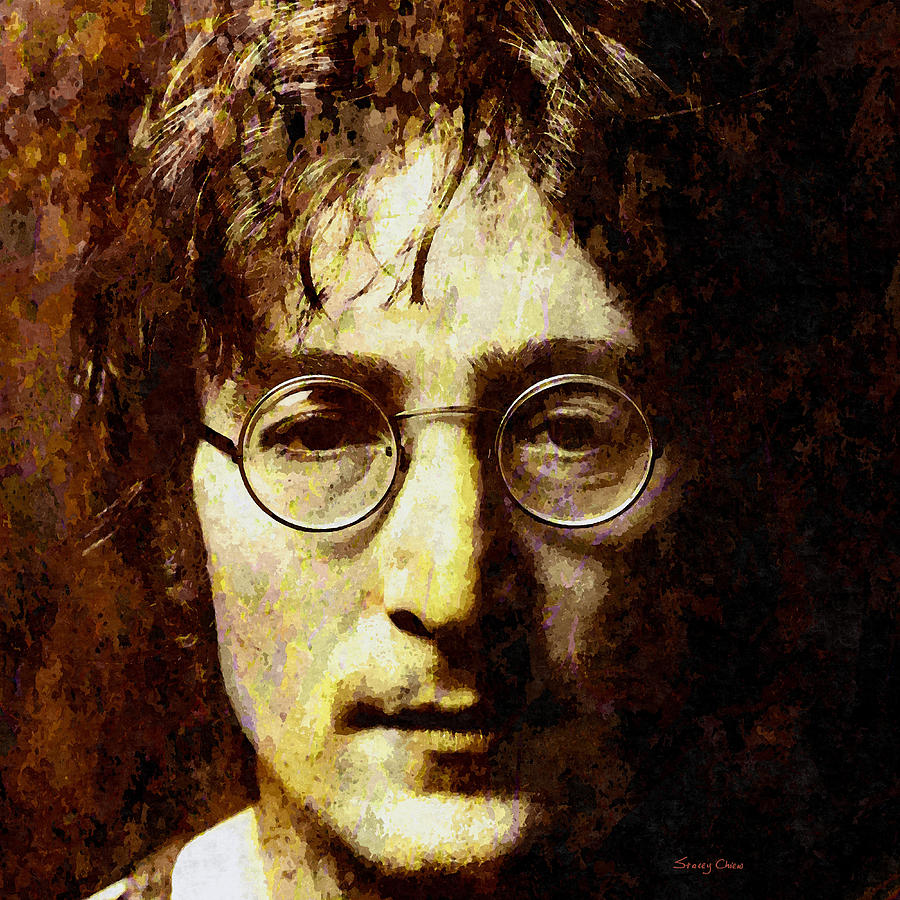John Lennon Mixed Media - John Lennon by Stacey Chiew