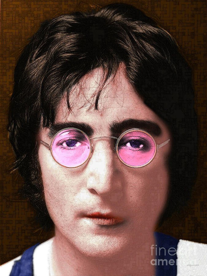 The Beatles Photograph - John Lennon The Beatles 20160522 by Wingsdomain Art and Photography