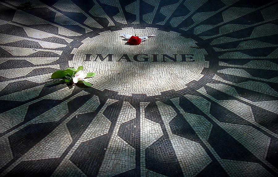 John Lennons Imagine Photograph By Christopher Miles Carter Pixels